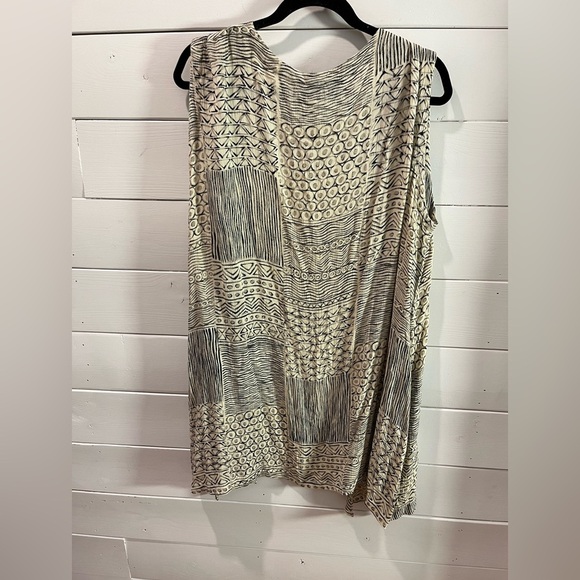 ANIMALE BY TRICOBEL – Vintage- Beige & Black Ethnic Top – Size M - Picture 4 of 9